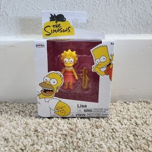 The Simpsons Lisa Action Figure - Yellow and Orange